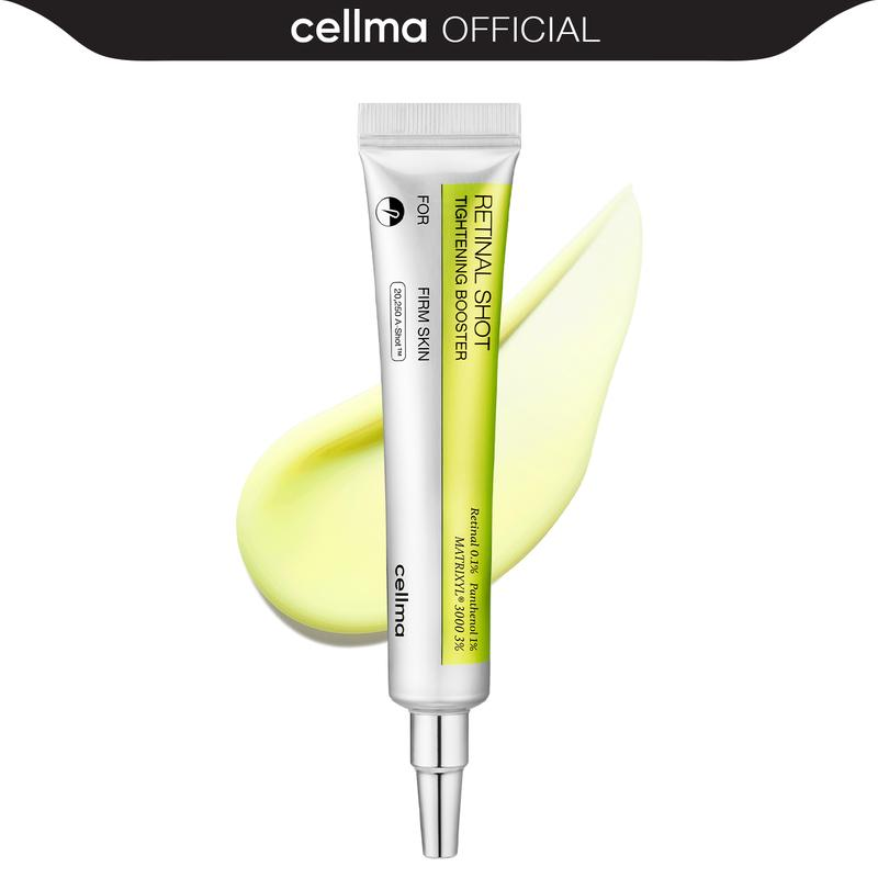 [celIma official] The Vita A Retinal Shot Tightening Booster | with Retinal, Matryxyl, Pore Minimizer, Wrinkles & Fine Lines, Firmer Skin, 15ml, Retinol Skincare