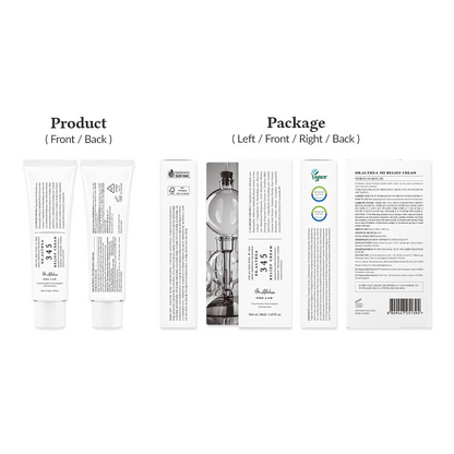 Or.Althea 345 Relief Cream, Daily Face Moisturizer, Blemish Relief Care, Soothing Recovery & Moisture, Korean Vegan Skin Care for All Skin Types, 1.69 Fl Oz (Pack of 1)