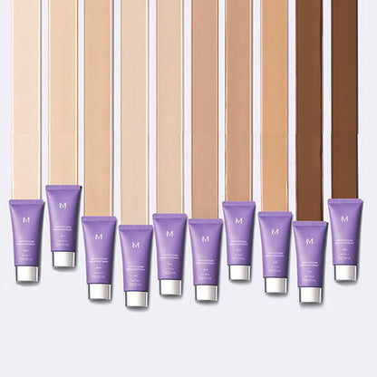 [MLSSHA Official] M Perfect Cover Serum BB Cream (35ml) - Bifida Ferment Lysate Serum-Infused BB Cream for Anti-Aging Skin Rejuvenation, Skin Tint, Tinted Moisturizer, Skin Care Foundation Makeup,Superfood Complex,Glass Skin CardiBB OGBB PurpleBB