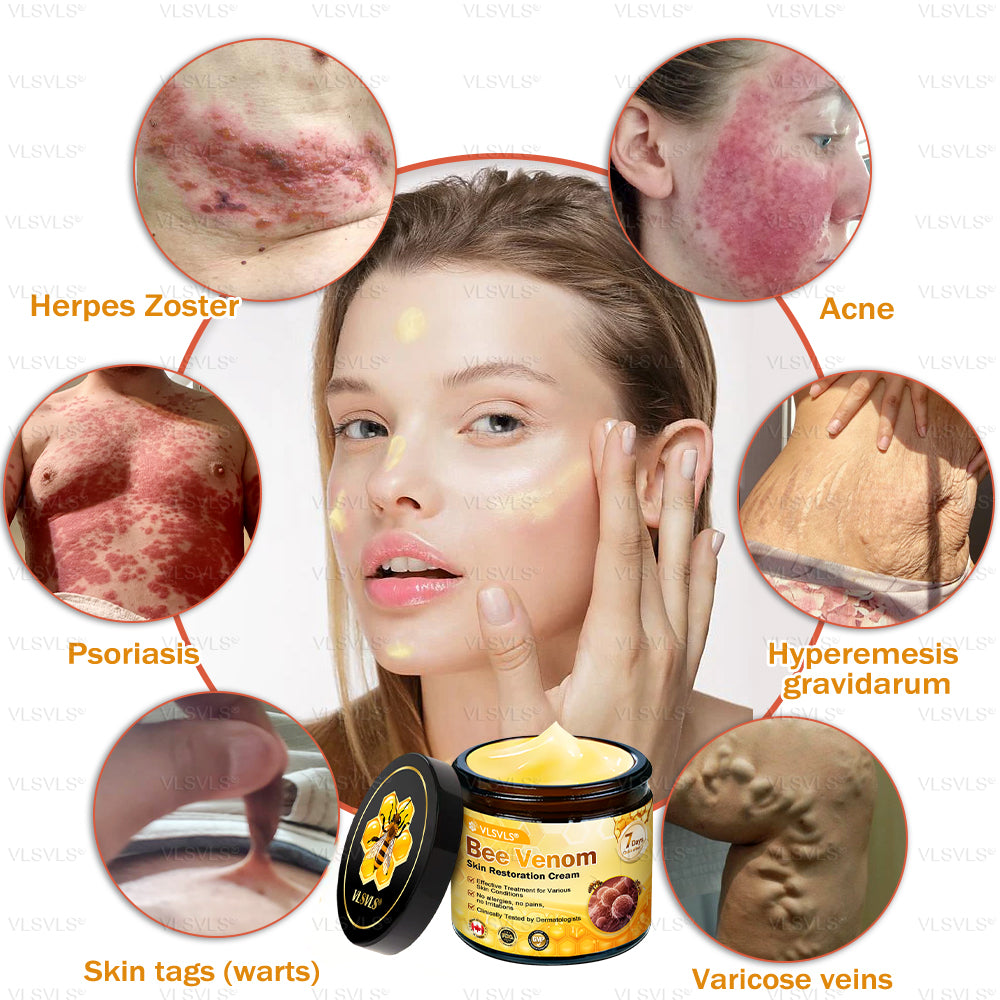 Made and Shipped from Canada 🎁 VLSVLS® Bee Venom Skin Restoration Cream 🔥 LAST DAY 80% OFF