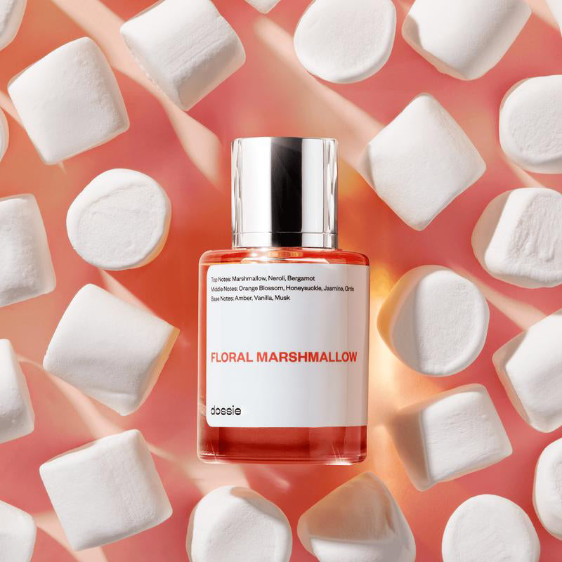 Floral Marshmallow, Dossie, Women Perfume, 50ml-100ml-150ml, Eau de Parfum, Marshmallow, Neroli, Honeysuckle, Jasmine, Orris, Amber, Vanilla, Musk