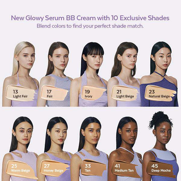 [MLSSHA Official] M Perfect Cover Serum BB Cream (35ml) - Bifida Ferment Lysate Serum-Infused BB Cream for Anti-Aging Skin Rejuvenation, Skin Tint, Tinted Moisturizer, Skin Care Foundation Makeup,Superfood Complex,Glass Skin CardiBB OGBB PurpleBB