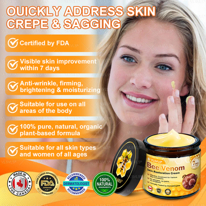 Made and Shipped from Canada 🎁 VLSVLS® Bee Venom Skin Restoration Cream 🔥 LAST DAY 80% OFF
