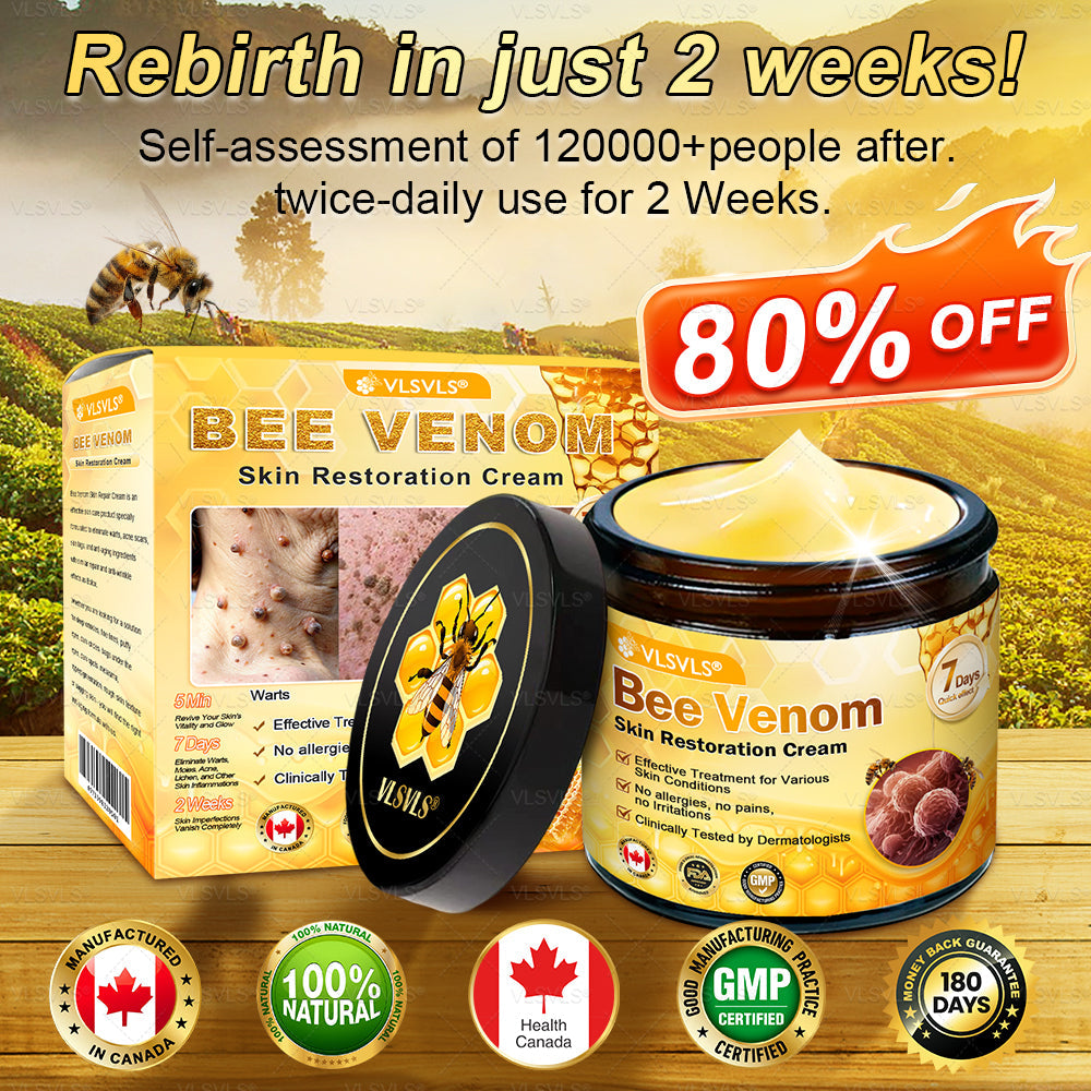 Made and Shipped from Canada 🎁 VLSVLS® Bee Venom Skin Restoration Cream 🔥 LAST DAY 80% OFF