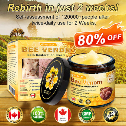 Made and Shipped from Canada 🎁 VLSVLS® Bee Venom Skin Restoration Cream 🔥 LAST DAY 80% OFF
