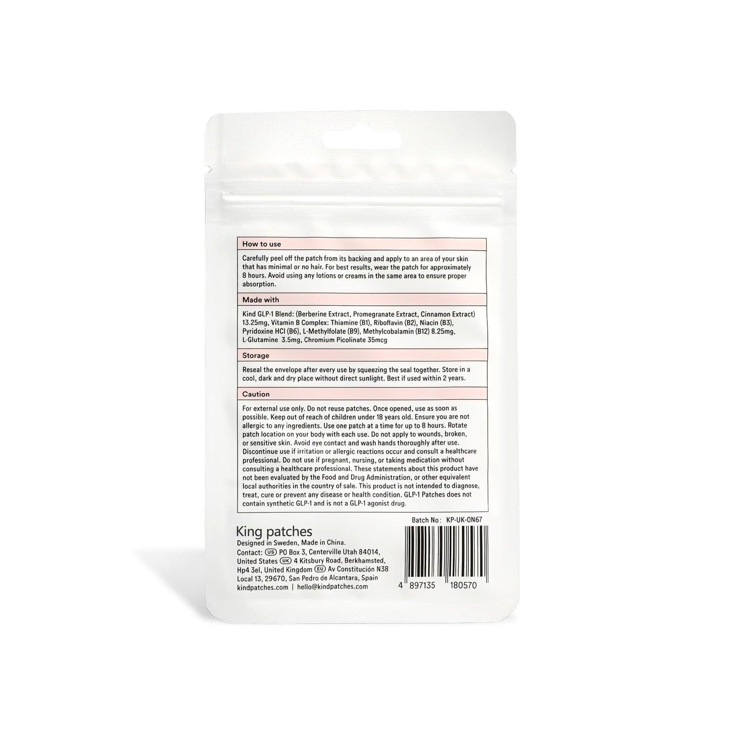 GLP-1 Patches🎉 - Slimming, Skin Tightening, Blood Sugar Support, No Injection, 7- Day Result
