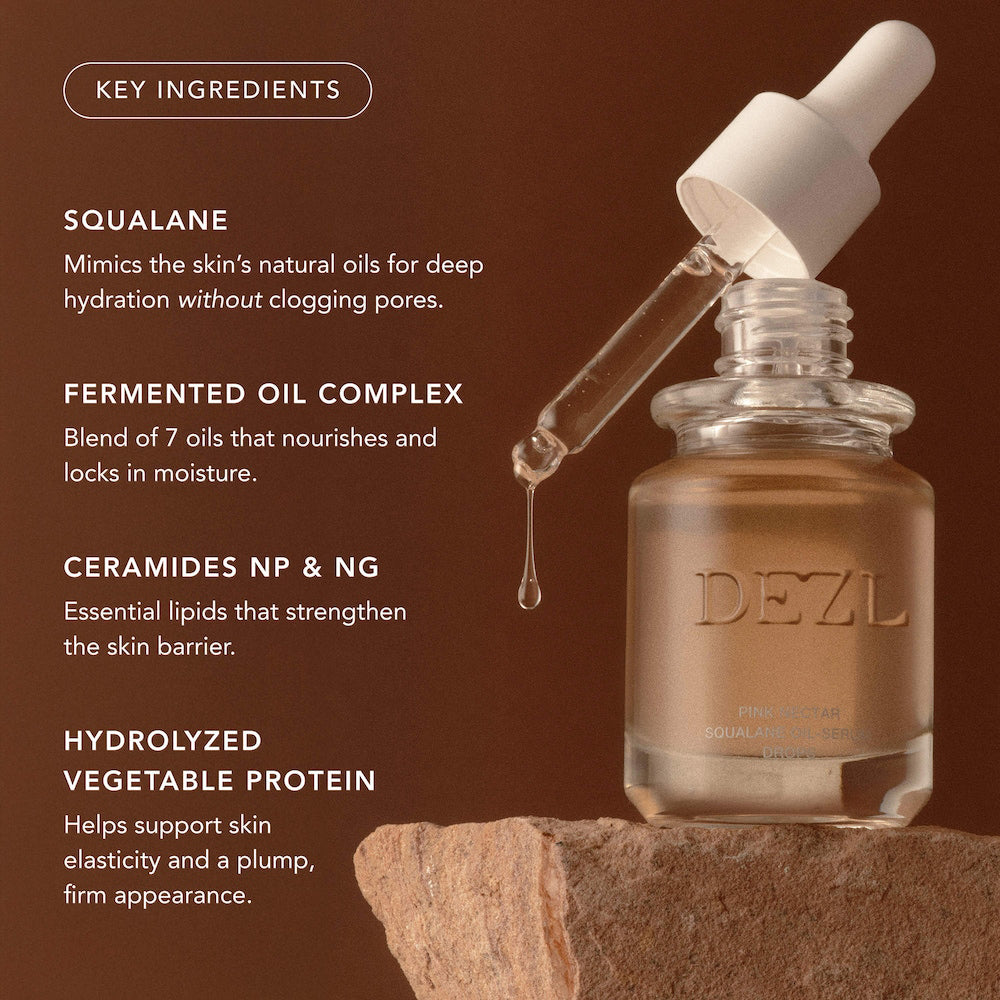 Dezl Skin 🎉 (🎊Pink Nectar Squalane Oil-Serum Hydrating Drops🎊)