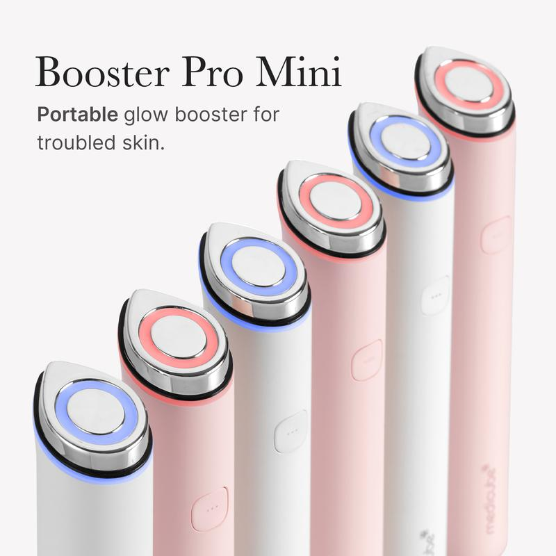 [medioube] MINI Booster Pro | K-beauty Affordable Device for After Spot & Soothing Care, Portable, Beginner-friendly, Clear Glass Glow Skin